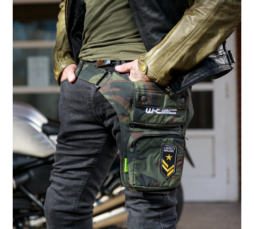 Чоловічі мотоджинси W-TEC Leonard - темно-сірі/L