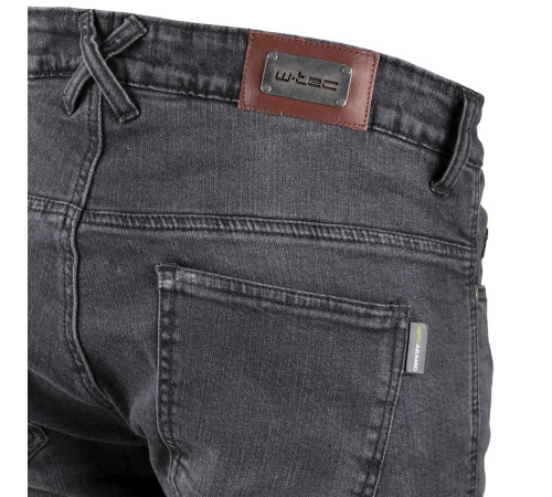 Чоловічі мотоджинси W-TEC Leonard - темно-сірі/L