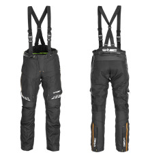 Чоловічі мотоштани W-TEC Spirital - чорно-оранжеві/5XL