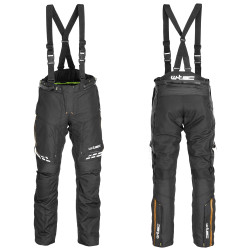 Чоловічі мотоштани W-TEC Spirital - чорно-оранжеві/5XL