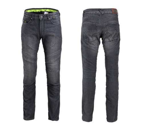 Чоловічі мотоджинси W-TEC Oliver - сірі/XL