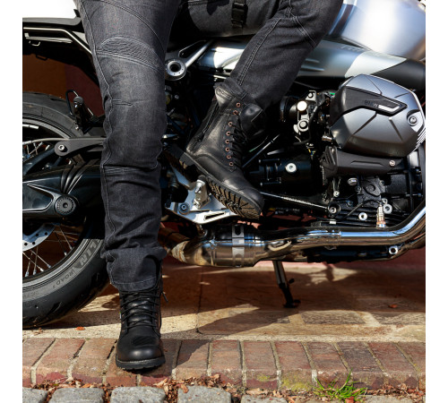 Чоловічі мотоджинси W-TEC Oliver - сірі/S