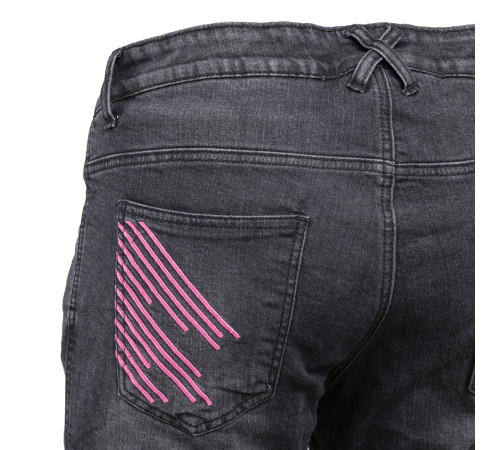 Жіночі мотоджинси W-TEC Leonarda - сірі/XXL