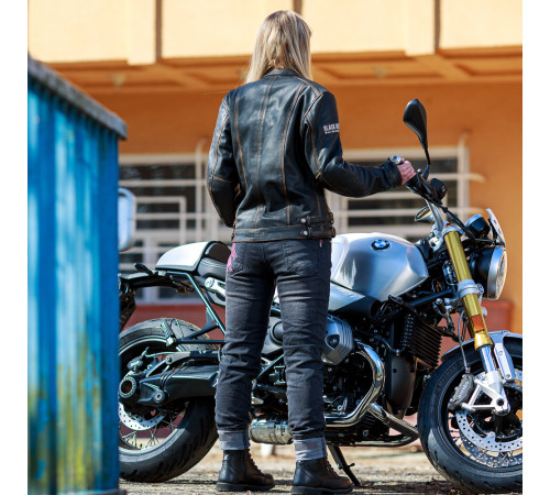 Жіночі мотоджинси W-TEC Leonarda - сірі/М