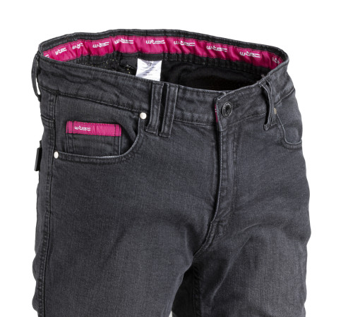 Жіночі мотоджинси W-TEC Leonarda - сірі/М