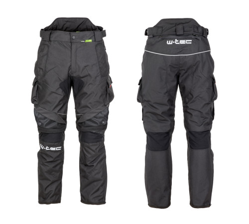 Чоловічі мотоштани W-TEC Thollte - чорні/4XL