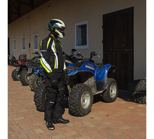 Чоловічі мотоштани W-TEC Thollte - чорні/4XL