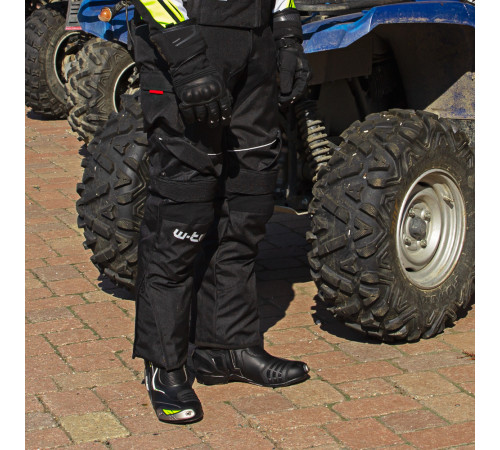 Чоловічі мотоштани W-TEC Thollte - чорні/4XL