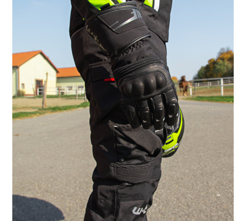 Чоловічі мотоштани W-TEC Thollte - чорні/4XL