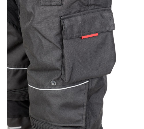 Чоловічі мотоштани W-TEC Thollte - чорні/4XL
