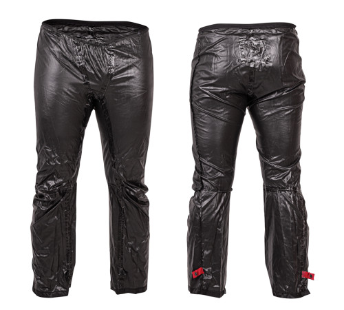 Чоловічі літні мотоштани W-TEC Alquizar - чорно-сірий / L