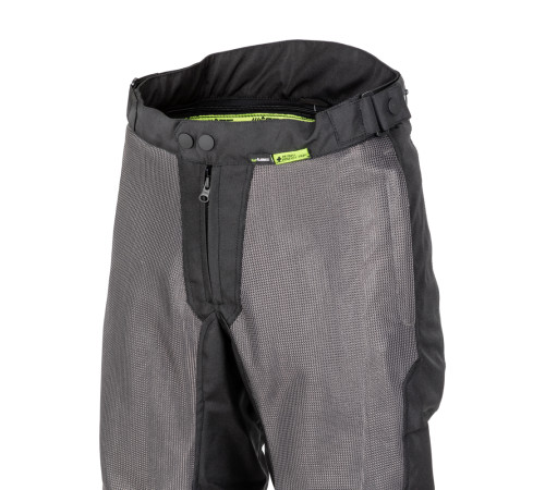 Чоловічі літні мотоштани W-TEC Alquizar - чорно-сірий / L