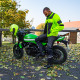 Чоловічі літні мотоштани W-TEC Alquizar - чорно-сірий / 5XL