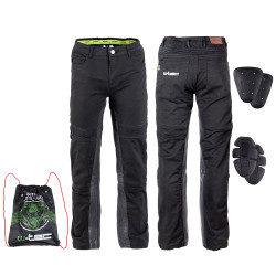 Чоловічі мотоштани W-TEC Raggan - чорний / 4XL