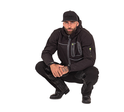 Чоловічі мотоштани W-TEC Raggan - чорний / S