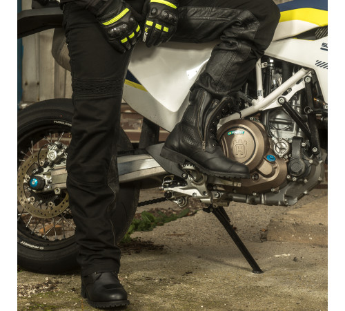Чоловічі мотоштани W-TEC Raggan - чорний / S