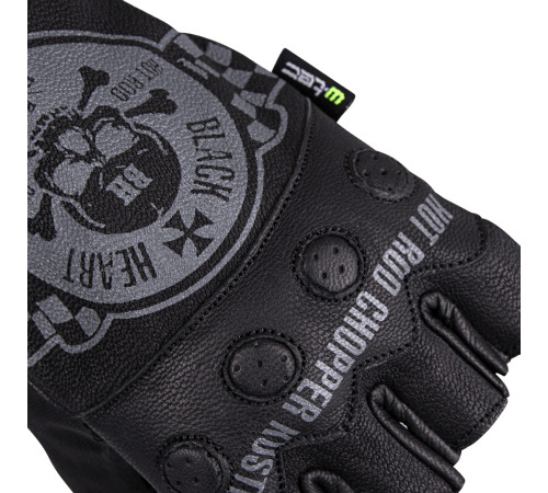 Чопперські рукавички W-TEC Black Heart Wipplar - чорний/M