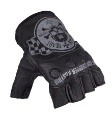 Чопперські рукавички W-TEC Black Heart Wipplar - чорний/XXL