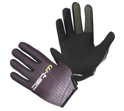 Рукавиці для мотокросу W-TEC Montmelo - чорно-зелений / L