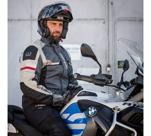 Мото-рукавиці W-TEC Eicman - розмір XL / чорно-сірі