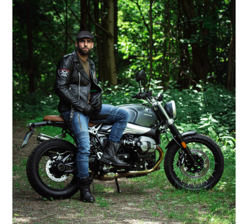 Черевики для мотоциклістів W-TEC Feasel - чорний / 40