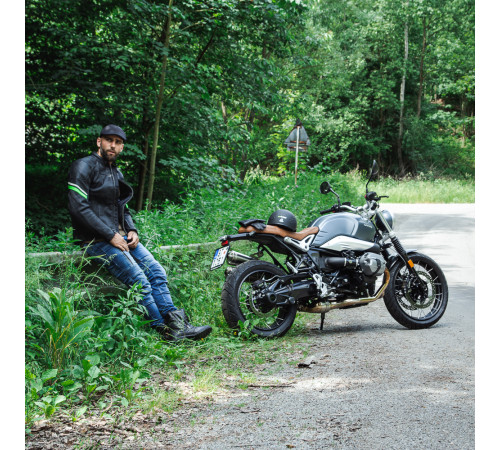 Черевики для мотоциклістів W-TEC Feasel - чорний / 40