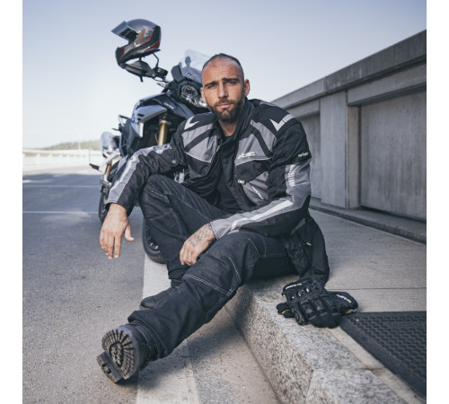 Черевики для мотоциклістів W-TEC Quartzo - чорний/47