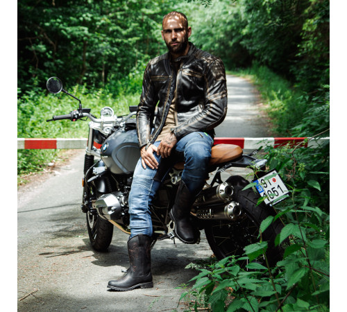 Чоботи для мотоциклістів W-TEC Wakero - чорний / 41