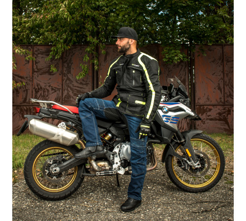Черевики для мотоциклістів W-TEC Districto - чорний / 47