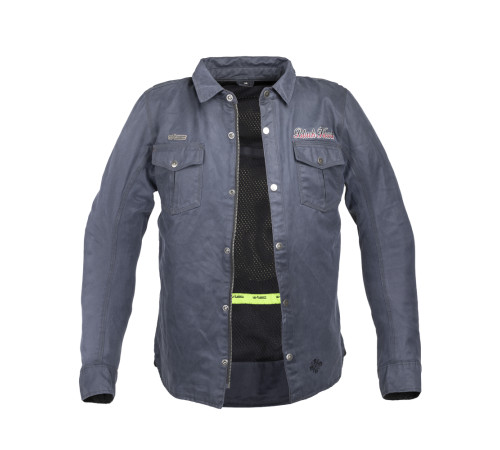 Мотосорочка W-TEC Black Heart Ramon - синя/М