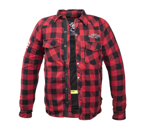 Сорочка Shirt W-TEC Black Heart Reginald - S/червоно-чорний Сорочка Shirt W-TEC Black Heart Reginald - S/червоно-чорний