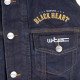 Мотожилет W-TEC Black Heart Rideman - синій денім/3XL