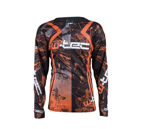 Мото Джерсі W-TEC Buddyshow NF-5105 - Чорно-оранжевий / XL