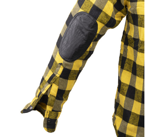 Мотоциклетна сорочка W-TEC Terchis - розмір S / жовтий