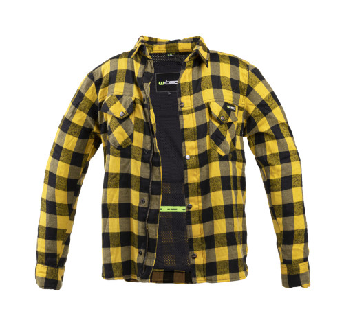 Мотоциклетна сорочка W-TEC Terchis - розмір XL / жовтий