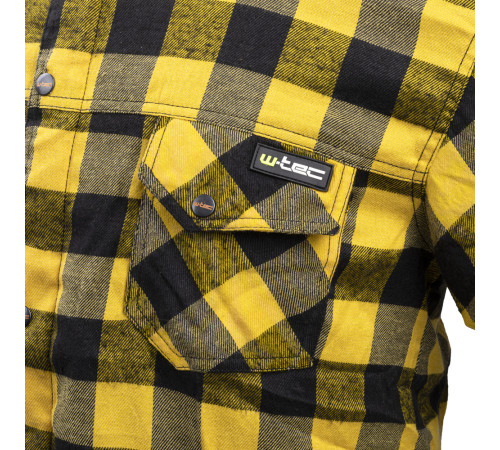 Мотоциклетна сорочка W-TEC Terchis - розмір XL / жовтий