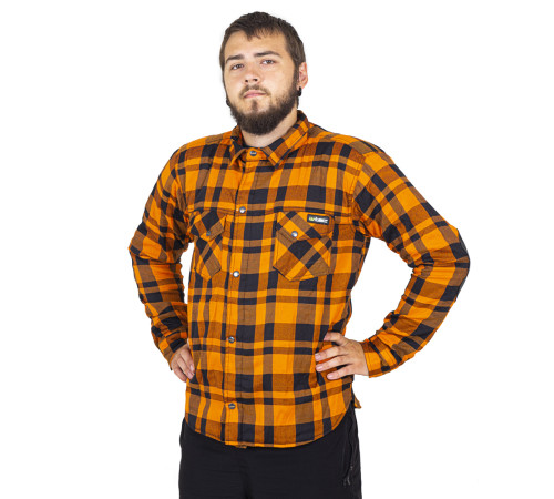 Мотоциклетна сорочка W-TEC Terchis - розмір L / помаранчовий