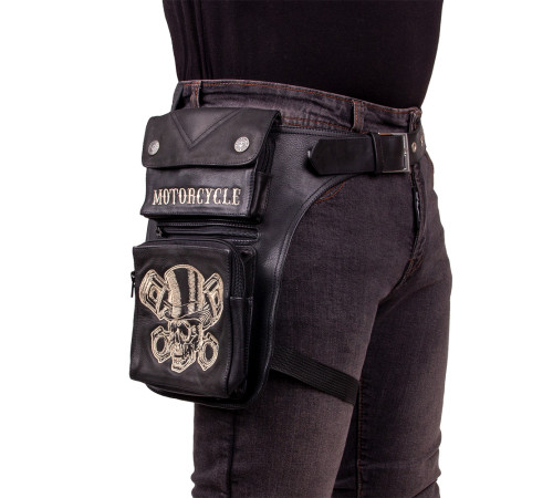 Мотоциклетна сумка W-TEC Black Heart Gentleman - чорна