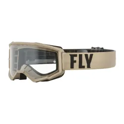 Окуляри для мотокросу Fly Racing Focus USA Green Brown