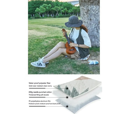 Сидіння кемпінгове Mobi Garden NX23663015, бежеве