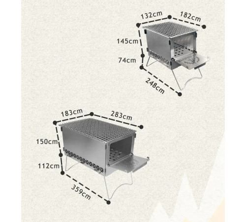 Піч туристична сталева 3F UL Gear Compact