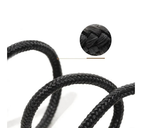 Мотузка з карабіном Mobi Garden NX21671055 430 см, чорна