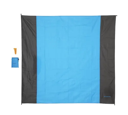 Ковдра для пікніка inSPORTline Dattino 210x200 см + високі підбори - Синя Ковдра для пікніка inSPORTline Dattino 210x200 см + високі підбори - Синя