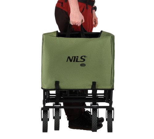 Візок розкладний NILS CAMP NC2602 150 л, зелений