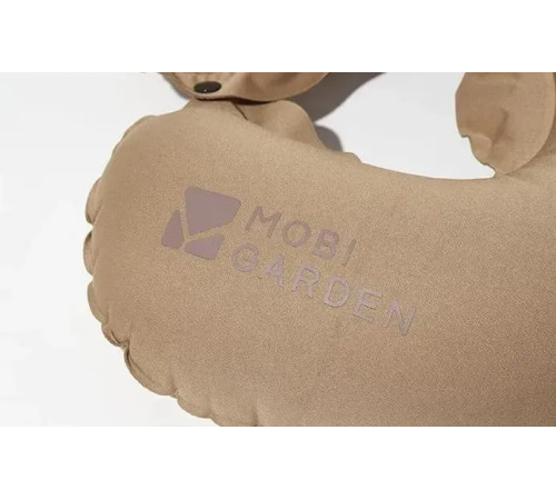 Подушка підголовник з насосом Mobi Garden NX22663028, бежева