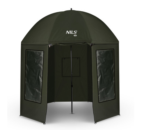 Парасоля рибальска з повним захистом NILS CAMP NC4701 250 х 220 см, темно-зелена