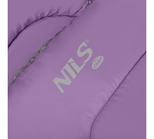 Спальний мішок розмір M NILS CAMP NC2008 сіро-фіолетовий Спальний мішок розмір M NILS CAMP NC2008 сіро-фіолетовий
