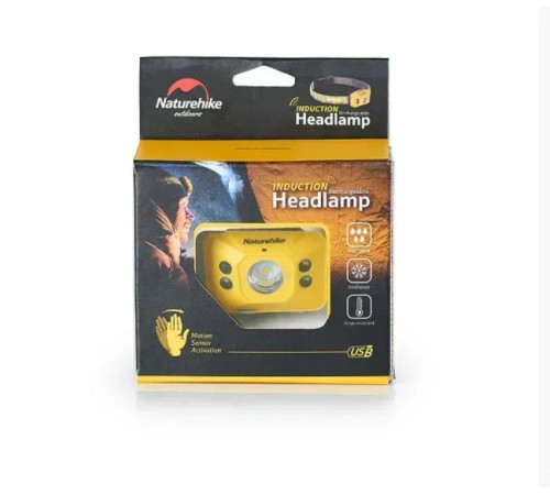 Ліхтар налобний Naturehike NH17G025-D NH SD-02, жовтий