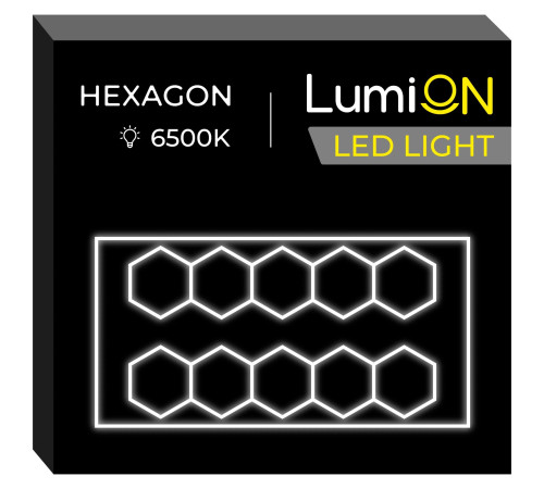 Світильник світлодіодний шестикутний LumiOn L0-3, 485 x 244 см