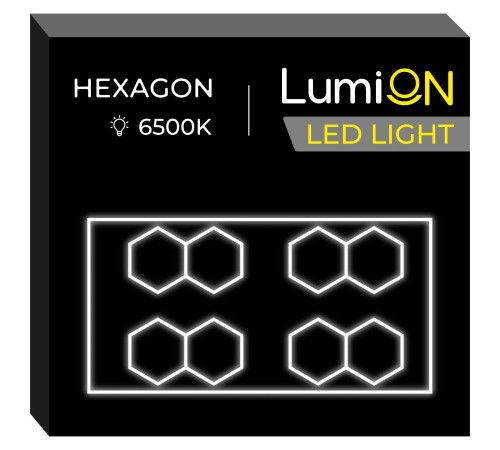Світильник світлодіодний шестикутний LumiOn L0-4, 485 x 244 см